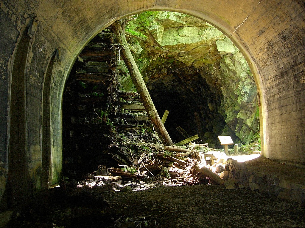 The Original Tunnel Through the Cascades Abandoned Rails